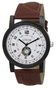 LOREM Multicolor Mate Finish Analog Watch for Men LR11-UF