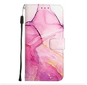 TROUNCE for VIVO V70 Elite Mobile Flip Cover Faux Leather with Wallet Card Holder | Kickstand & Magnetic Closure - Marvel Pink