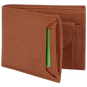 Goldalpha Men Artificial Leather Wallet | Tan (69)