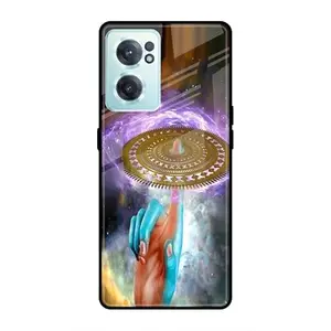 Techplanet -Mobile Cover Compatible with ONEPLUS NORD CE 2 5G GOD Premium Glass Mobile Cover (SCP-266-gloneplusnord2CE5G-129) Multicolor