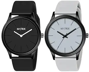 Visit the Matrix Store Matrix Fusion Minimalist Dial with 2 Hands Design & Softest Silicone Strap