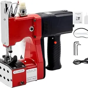 Portable Electric Bag Closer Sewing Machine, 110V, High Speed, for Plastic, Woven, Paper Bags