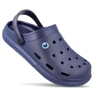 WALKAROO Clogs for Mens -Trendy|Lightweight and Comfortable|WC4843 - NavyBlue