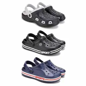 DRACKFOOT Lightweight Classic Clogs || Sandals with Slider for Men-Combo(3)-3018-3014-3069-10 Blue