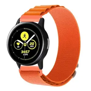 ARTMU® Alpine Loop Band Compatible with Noise Force, 22mm Sport Watch Band with G-Hook and Loop, Quick Release Watch Strap. (Orange)