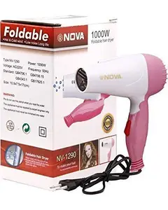 RABADIYA CREATION Mini Portable Hair Dryer 1000W Powerful Electric Travel Hair Dryers Small Foldable Blow Dryer Folding Hair Diffuser Blower 220V