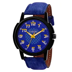 Tarido New Style Analog Blue Dial Men Watch - TD1593SL04