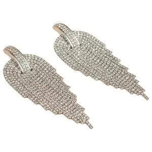 TTF The Tribe Fashion Traditional Oxidized Jhumka Earrings for Women and Girls (Leave, 5)