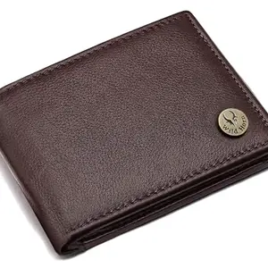 WildHorn Brown Leather Wallet for Men I Ultra Strong Stitching I 6 Card Slots I 2 Currency & 2 Secret Compartments I 1 Coin Pocket