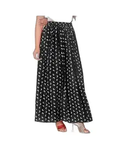 Women Skirt Tiered Maxi Skirt – Bohemian Look for Women FS Multicolour