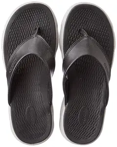 Aqualite Men SCR-701 Slipper, Black/P.Green, 10 UK/India