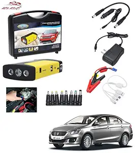 AUTOADDICT Auto Addict Car Jump Starter Kit Portable Multi-Function 50800MAH Car Jumper Booster,Mobile Phone,Laptop Charger with Hammer and seat Belt Cutter for Maruti Suzuki Ciaz