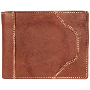 Leatherman Fashion LMN Genuine Leather Men's Tan Wallet 4 Card Slots