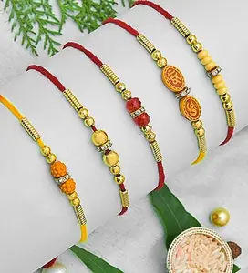 PartySutra Multicolor Combo of 10 Dora Rakhi Set for Brother, Bhaiya, Bhabhi for Rakhi/Rakshabandhan with Roli Chawal & Greeting Card -RCHMPR575