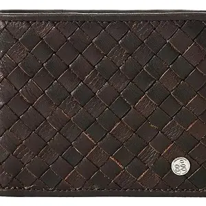 eske Theo - Genuine Leather Mens Bifold Wallet - Holds Cards, Coins and Bills - 7 Card Slots - Everyday Use - Travel Friendly - Handcrafted - Durable - Water Resistant -Vintage Brown