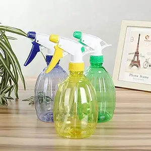 SVS Empty Plastic Transparent Refillable Fine Mist Spray Bottle Pack of 1 (500ml)