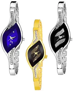 HORCHIS Casual Analog Multi-Color Dial Women's Stainless Steel Watch-HORC_ENT_11480; Combo-3