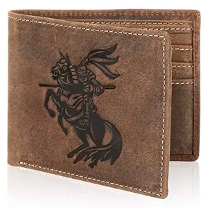 DESIGNER BUGS Leather Men's Wallet (DBV001_Brown)