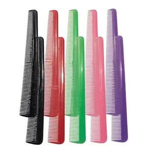 Hair Comb Dressing Hair Combs For Women Girls Comb with Standard Fine Teeth | Barber Comb Unisex Multicolour - Assorted Colours Pack of 10