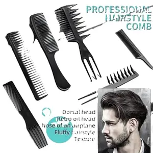 Hair Comb | Dressing Hair Comb | Hair Brush for Men & Women | Hair Combs | Dressing Hair Combs, Multipurpose Combs, Detangling Combo Set, Lice Comb, Hair Brush, All-Purpose Comb (Multicolour