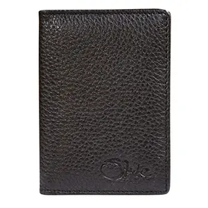 STYLE SHOES Leather Black Card Wallet, Visiting, Credit Card Holder, Pan Card/ID Card Holder Women