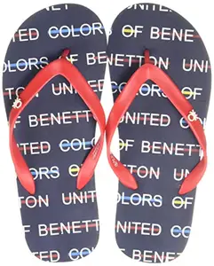 United Colors of Benetton Men's Navy Slipper-10 Kids UK (21P8CFFPM819I)
