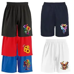 Pack of 5 Polyester Shorts | Printed Shorts | Regular Fit Casual Shorts | Flower Printed Boys & Girls Combo Shorts | Shorts for Kids & Boys & Girls(X-Large 42) Multicolour