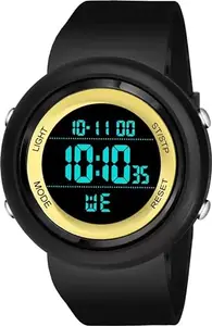 Trendyaddy Unisex Round Dial Illuminated Waterproof Digital LED Multifunction Watch | Sports and Casual Watches - Gift for Birthday, Rakshanbandhan, Aniversary & Love(TRDY-22)