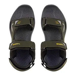 Campus Men's GC-22132 OLIVE/MSTD Outdoor Sandals - 10UK/India GC-22132A