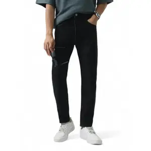 Visit the Urbano Fashion Store Urbano Fashion Men's Slim Fit Washed Denim Jeans Stretchable