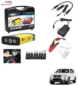 AUTOADDICT Auto Addict Car Jump Starter Kit Portable Multi-Function 50800MAH Car Jumper Booster,Mobile Phone,Laptop Charger with Hammer and seat Belt Cutter for BMW X3