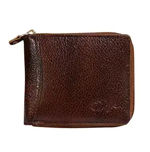 RAI SAHAB Men Casual Brown Genuine Leather Wallet for Men