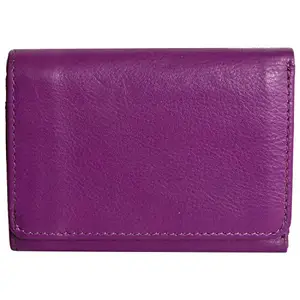 Leatherman Fashion LMN Genuine Leather Pink Women's Wallet 4 Card Slots