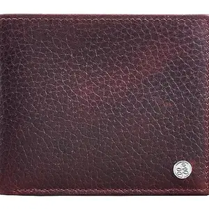 eske Park - Genuine Leather Mens Bifold Wallet - Holds Cards, Coins and Bills - 6 Card Slots - Everyday Use - Travel Friendly - Handcrafted - Durable - Water Resistant -Chestnut Bahamas
