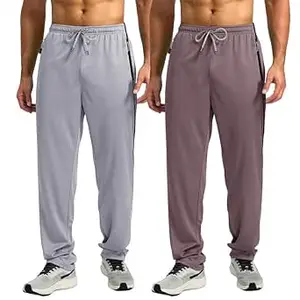 Visit the Pinkmint Store Pinkmint Men's Combo Track Pant l Spendex Pocket Regular Track Pant l Stylish Sports & Gym Wear (Pack of 2)