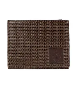 PIRASO Men Brown Leather Classy Wallet
