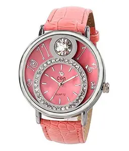 C.N. c & n Pink Dial Analogue Watch for Women (CNL-10-Pink)