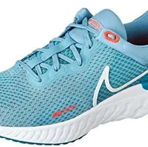 Nike Mens React Miler 3 Cerulean/Barely Green-Bright Spruce Running Shoe - 11 UK (DD0490-402)