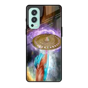 Techplanet -Mobile Cover Compatible with ONEPLUS NORD 2 GOD Premium Glass Mobile Cover (SCP-266-gloneplusnord2-129) Multicolor