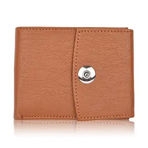 ACCEZORY Tan Mens Wallet || Latest Wallet for Men || Stylish Synthetic Wallet for Boys & Men || Gents Wallet || Men's Wallet || Leather Wallet Pack of 1