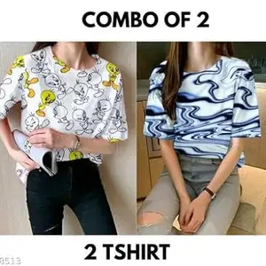 Trendy Women’s T-Shirt – Soft, Stylish, and Comfortable Tee for Everyday Fashion and Casual Wear Design No SH-P3945-L