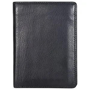 LMN Genuine Leather Black Note case for Men 10099 (11 Credit Card Slots)