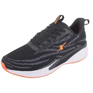 Walking Shoes for Men | Sports & Indoors | SM 763 Black Neon Orange