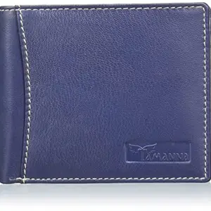 Stylish Blue Colour Genuine Leather Purse for Men of JusTrack (LWM00176-JT_5)