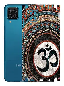 AtOdds - Samsung Galaxy F12 Mobile Back Skin Rear Screen Guard Protector Film Wrap with Camera Protector (Coverage - Back+Camera+Sides) (OM)