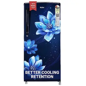 Haier 185L 2 Star Direct Cool Single Door Refrigerator Appliance (HED-19TMF-N, Marine Peony)