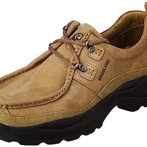 Woodland Men's Khaki Leather Casual Shoe-8 UK (42 EU) (OGCC 3462119NW)