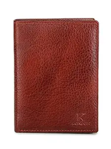 K London Leather Men's Notecase Wallet (9004_flp_BRN)(Brown)