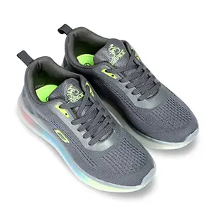 GO RIDE Petro GR-A106 Grey Sports Running Shoes for Men (Size 7 UK/Ind)