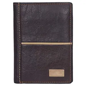 Leatherman Fashion LMN Genuine Leather Habana Brown Unisex Wallet with 6 Card Slots